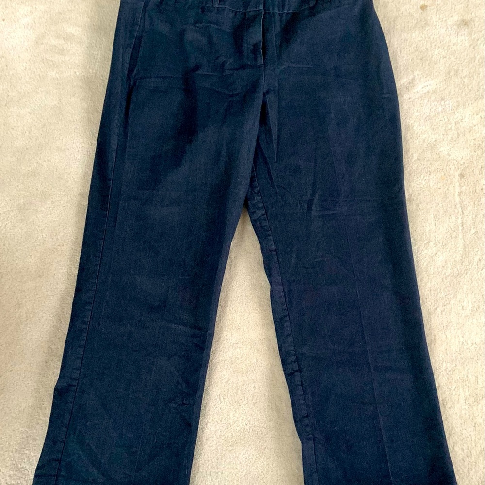 Larry Levine Wide Leg Jeans. Womens Size 14. Dark Blue.